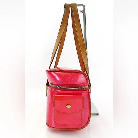 Louis Vuitton Vibrant Pink and Tan Shoulder Bag - Picture 3 of 16